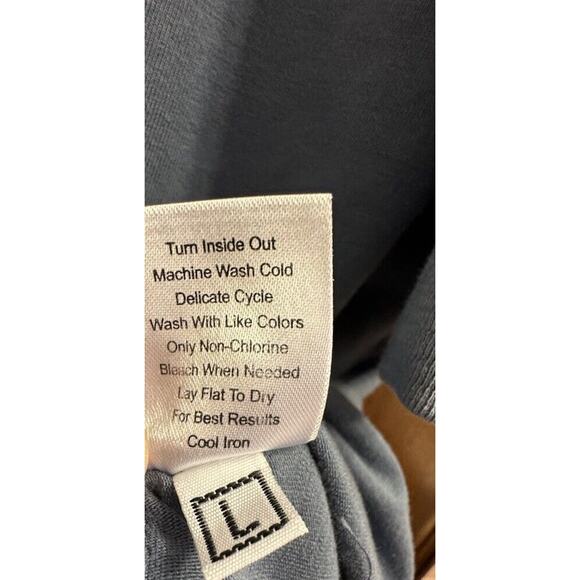 Universal Standard Shirt Dress L 22/24 Pima Cotton Gray Office Casual Cozy Soft - Picture 4 of 6